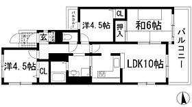 サンパレス21池田  ｜ 大阪府池田市神田1丁目（賃貸マンション3LDK・2階・63.00㎡） その2