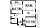 宝梅園団地7号3階3.8万円