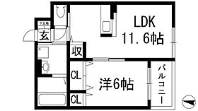 アーバンリオグランデ池田  ｜ 大阪府池田市豊島北2丁目（賃貸マンション1LDK・3階・41.19㎡） その2