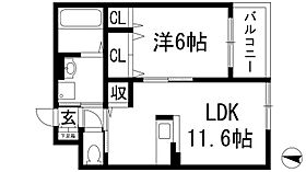 アーバンリオグランデ池田  ｜ 大阪府池田市豊島北2丁目（賃貸マンション1LDK・2階・41.19㎡） その2