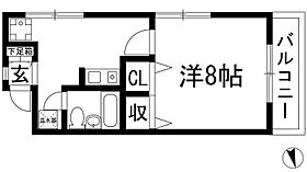 Clair小戸  ｜ 兵庫県川西市小戸2丁目（賃貸マンション1K・4階・24.00㎡） その2