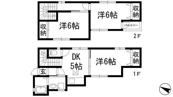 中野町戸建 ｜兵庫県宝塚市中野町(賃貸一戸建3DK・1階・62.93㎡)の写真 その1