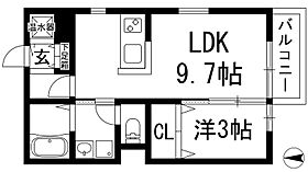 グランフォート  ｜ 兵庫県宝塚市小林1丁目（賃貸アパート1LDK・2階・34.29㎡） その2