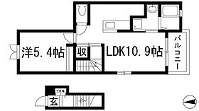 ヒルサイドウエガハラ  ｜ 兵庫県西宮市上ケ原四番町（賃貸アパート1LDK・2階・41.27㎡） その2