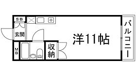 ランドマーク  ｜ 大阪府池田市石橋1丁目（賃貸マンション1R・4階・21.60㎡） その2