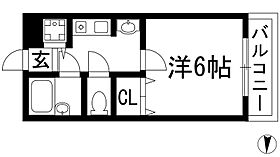 アーバンジャングルプレース174ｓ  ｜ 兵庫県西宮市門前町（賃貸マンション1K・3階・21.00㎡） その2