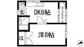 平野第1ビル  ｜ 兵庫県川西市平野3丁目（賃貸マンション1DK・5階・34.00㎡） その2