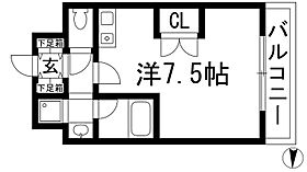 コンセール上ヶ原  ｜ 兵庫県西宮市上ケ原二番町（賃貸マンション1K・2階・25.35㎡） その2