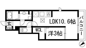 アクシアサニーコート南棟  ｜ 兵庫県西宮市生瀬東町（賃貸アパート1LDK・1階・36.58㎡） その2