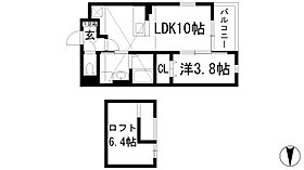 エクロジオン  ｜ 兵庫県伊丹市池尻5丁目（賃貸アパート1LDK・2階・33.34㎡） その2