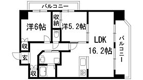 サクラリアヨシナガ  ｜ 兵庫県川西市多田桜木2丁目（賃貸マンション2LDK・8階・63.60㎡） その2