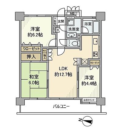 三和プラザ平塚八重咲町_間取り_0