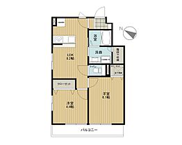 神奈川県横浜市旭区三反田町（賃貸アパート2LDK・1階・42.39㎡） その2