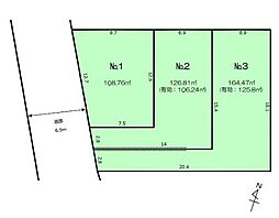 厚木市妻田西　売地 〜建築条件無し〜