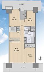 オハナ淵野辺ガーデニアシーズンレジデンス 3LDKの間取図画像