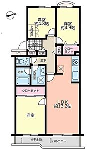 間取り:図面と現況が異なる場合は現況優先といたします。 間取り:図面と現況が異なる場合は現況優先といたします。
