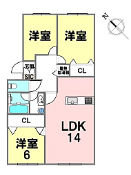 間取りを拡大表示