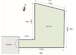 物件画像 中央区田名 建築条件なし売地