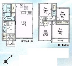 物件画像 八王子市諏訪町23-1期全3区画