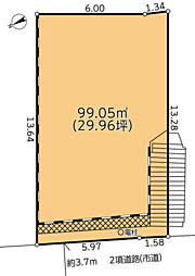 物件画像 横浜市旭区市沢町270番地〜建築条件なし売地〜