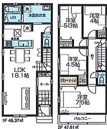 物件画像 八王子市楢原町23-1期　全1棟