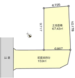 物件画像 〜建築条件なし〜横浜市緑区長津田7丁目　売地