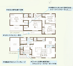 物件画像 座間市ひばりが丘2丁目〜新築分譲住宅 全1棟〜