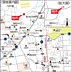 地図：現地案内図です。周辺環境の参考にしてください。