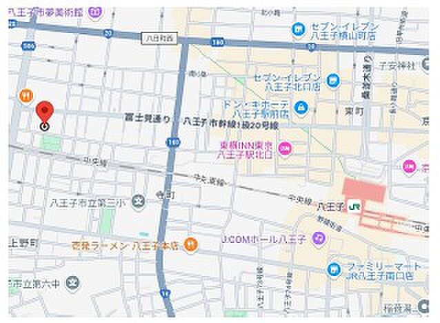 地図 パレドール八王子/オーナーチェンジ 1階/-