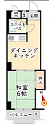 シャトレー町田ガーデン 1DKの間取図画像