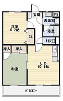 クラウドII 202 ｜ 静岡県焼津市小柳津（賃貸マンション2LDK・2階・52.12㎡） その2