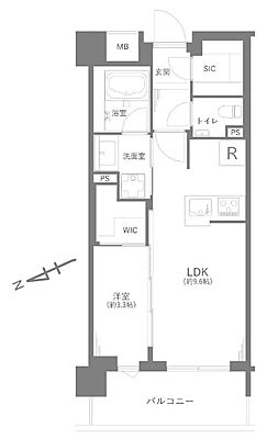間取り リビオレゾン渋谷笹塚 1階/-