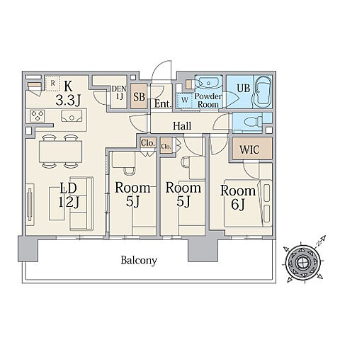 間取り シティタワーズ東京ベイセントラルタワー 15階/-