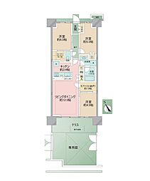 間取図画像 3SLDK