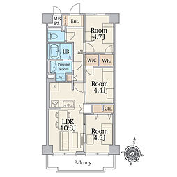 間取図画像 3LDK