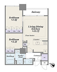 間取図画像 1SLDK