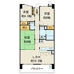 間取図画像 3LDK