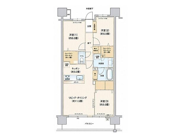 間取りを拡大表示