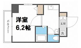 ラナップスクエア大阪城西  ｜ 大阪府大阪市中央区内淡路町1丁目（賃貸マンション1K・5階・22.45㎡） その2