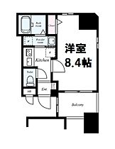 アクアプレイス南堀江 1004 ｜ 大阪府大阪市西区南堀江1丁目25-13（賃貸マンション1K・10階・24.13㎡） その2