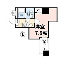 ヒルズ夕陽丘  ｜ 大阪府大阪市浪速区日本橋東1丁目（賃貸マンション1K・2階・22.20㎡） その2