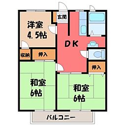 宝積寺駅 3.8万円