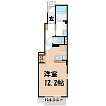 グリーンシティ II  ｜ 栃木県鹿沼市千渡（賃貸アパート1K・1階・32.90㎡） その2