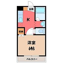 栃木県宇都宮市今宮1丁目（賃貸マンション1K・1階・23.30㎡） その2