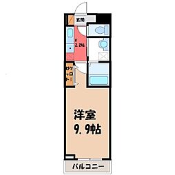 JR日光線 鶴田駅 4.5km 1階/-
