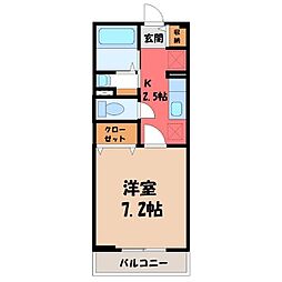 JR東北本線 雀宮駅 徒歩7分