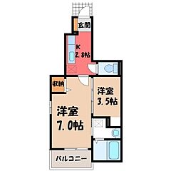 物件の間取り