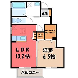 JR東北本線 宇都宮駅 バス25分 県営細谷住宅前下車 徒歩3分 1階/-