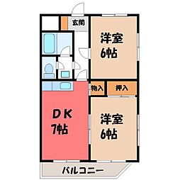 東武宇都宮線 南宇都宮駅 徒歩13分 2階/-