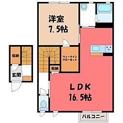 JR東北本線 宇都宮駅 3.4km 2階/-